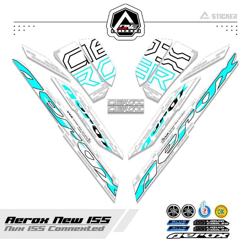 STRIPING AEROX 155/STICKER AEROX 155/