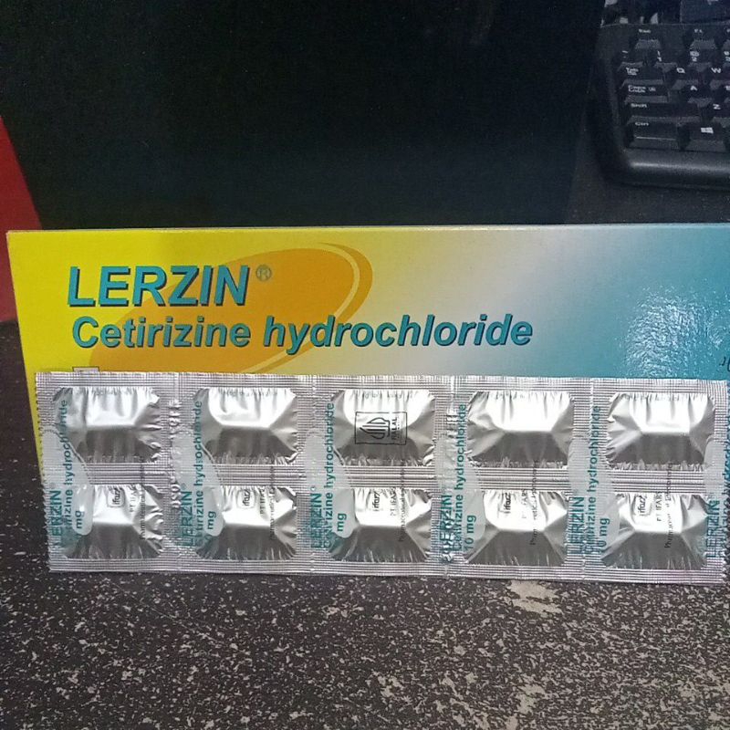 LERZIN Cetirizine hydrochloride kapsul /strip