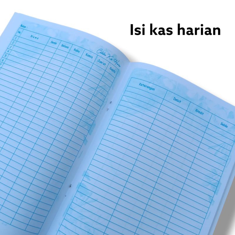 

BUKU CATATAN KAS HARIAN, MINGGUAN, BULANAN / ISI 50 LEMBAR 100 HALAMAN