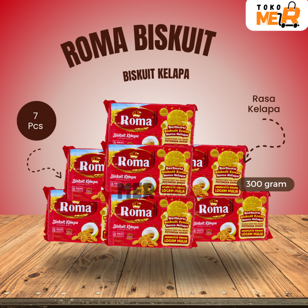 

Roma Biskuit Kelapa (7 x 300 gr)
