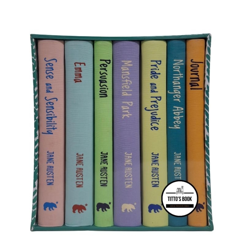THE JANE AUSTEN COLLECTION ( BOXSET )- SENSE & SESSIBILITY, EMMA, PERSUASION, MANSFIELD PARK, PRIDE 
