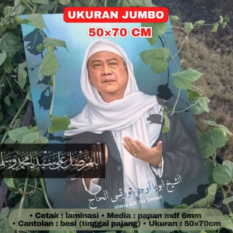Poster Lukisan Buya Uci Ulama Ukuran Jumbo Besar 50×70 cm