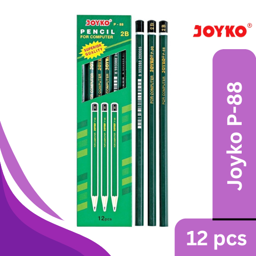 

Pensil 2B Joyko - 12pcs 1 box (P-88 Pencil 2B)
