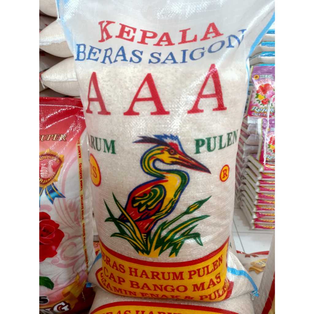 

Beras Bango AAA Super Premium - Jamin enak dan pulen - 20kg dan 25kg