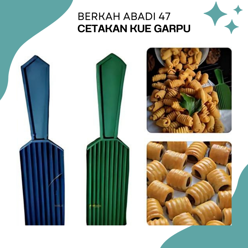 Cetakan Kue Garpu / Cetakan Kue Bawang / Cetakan Kue Siput / Cetakan Kue Nastar Gulung Bulat Kering 