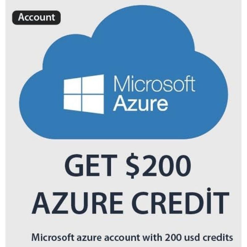 Azure Free Trial dengan Saldo Kredit $200 HIGH QUALITY | Azure Pay As You Go indonesia High Qualityy
