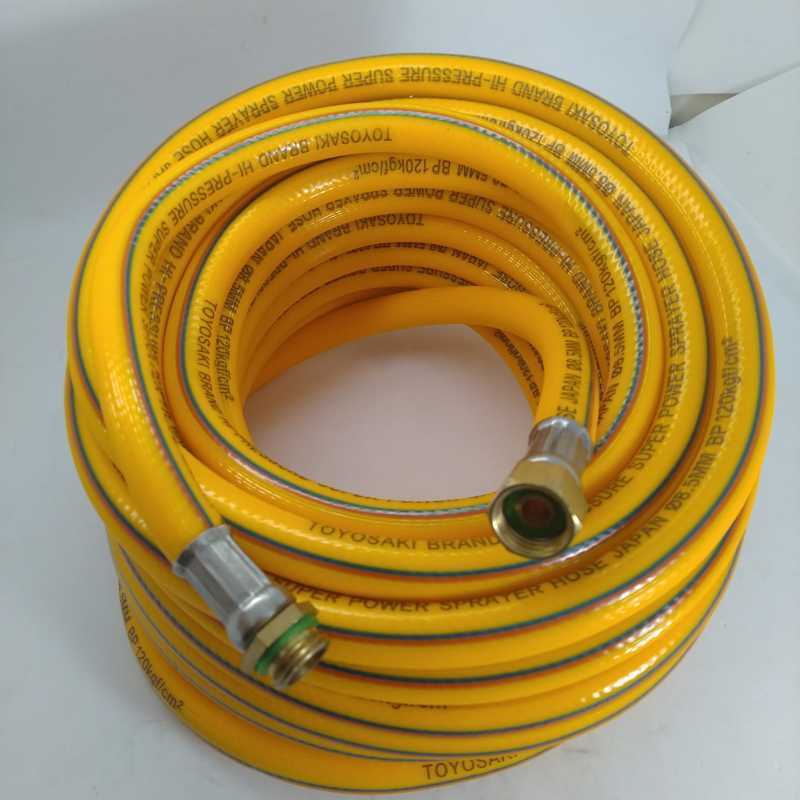 Selang Angin Kompresor 10 Meter / High Pressure Spray Hose Selang Compressor 120bar YUKIDO 1 ROLL - 