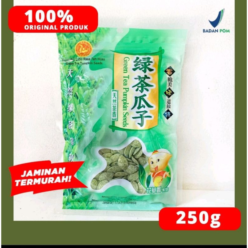 

Kuaci Rasa Teh Hijau Biji Labu " CHEN LIANG JIE