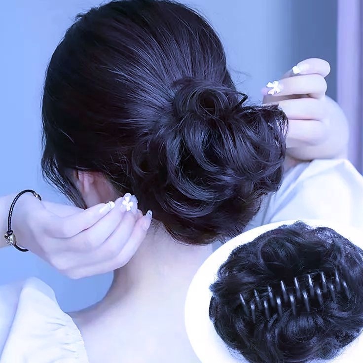 Sedang Diskon  Sanggul Moderen  sanggul Wisuda  Sanggul kebaya  Wig Rambut Palsu Model Sanggul