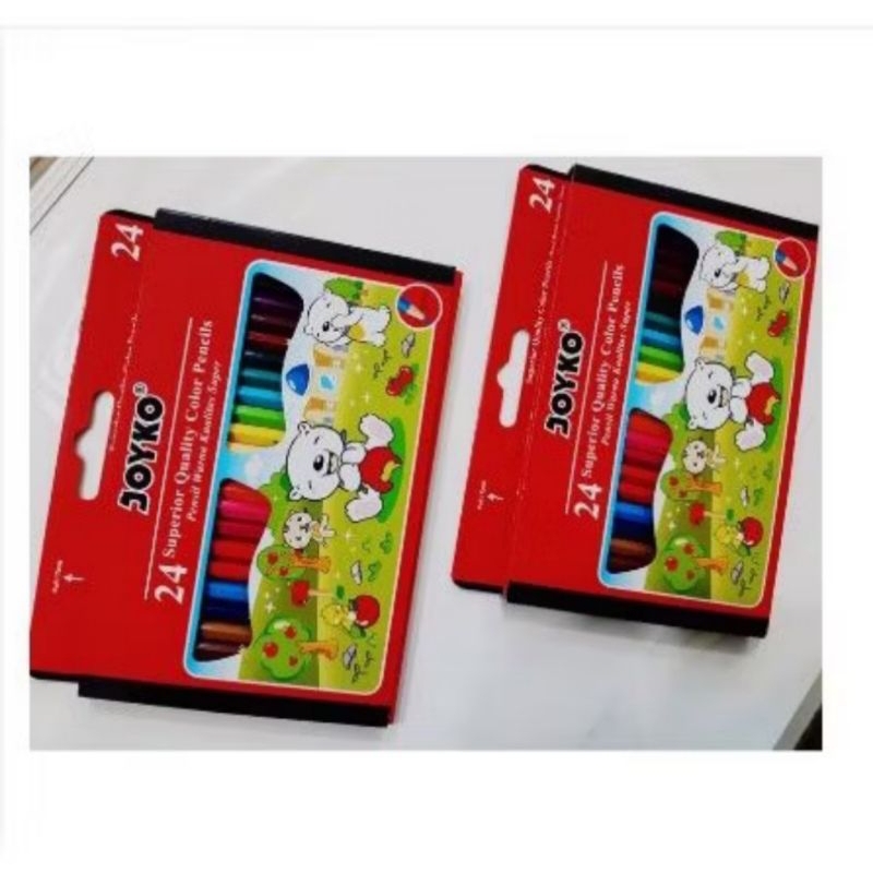 

Pensil Joyko 12 / 24 Warna Panjang Superior Quality Color Pensil