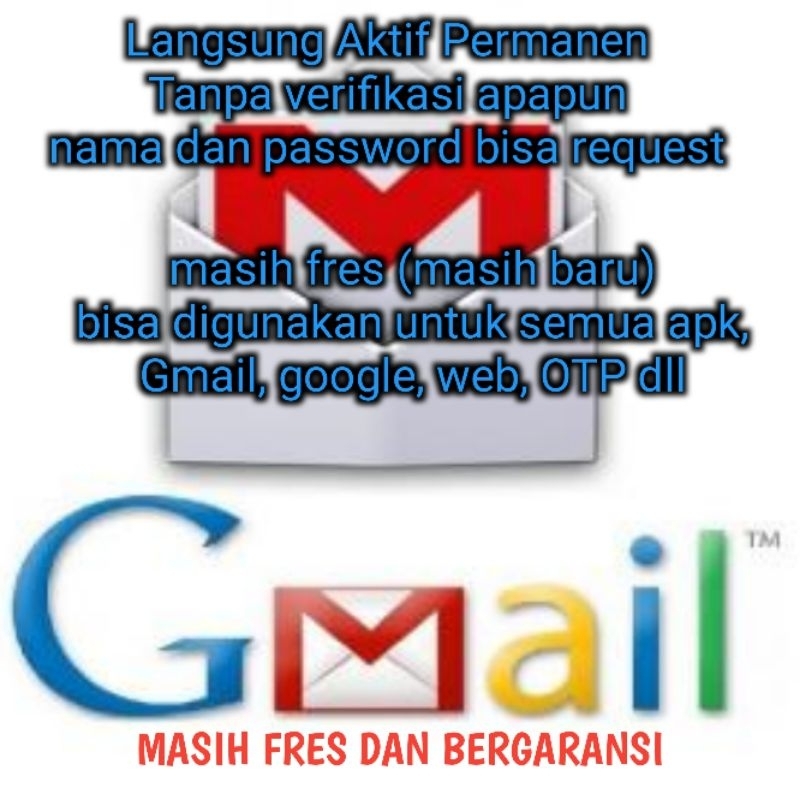 AKUN @GMAIL.COM FRES DAN PERMANEN