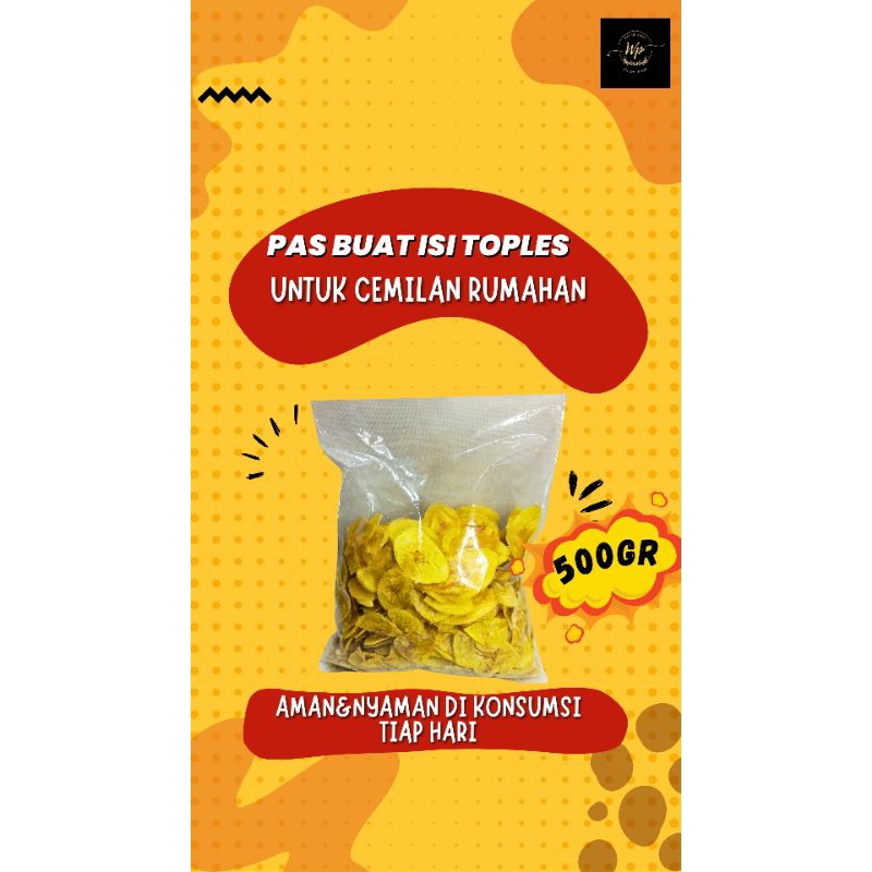 

keripik pisang orginal jumbo/ukuran xtra/renyah nikmat/1kg