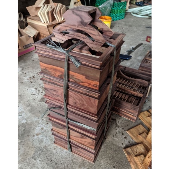 Pasti Laris SANGKAR BURUNG PLECI PCMI KAYU SONOKELING