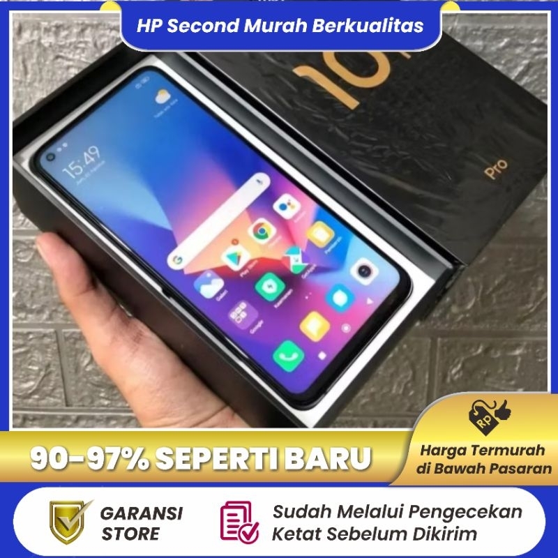 Mi 10T Pro 5G 8/256 Garansi Resmi TAM Second