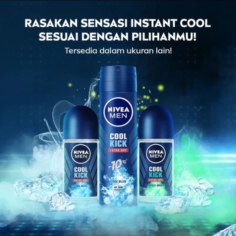 NIVEA Men Deodorant Cool Kick Roll On 50ml