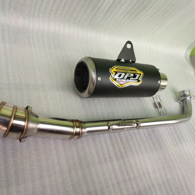 Knalpot DPJ GP1 BLACK FOR ALL MOTOR BEBEK