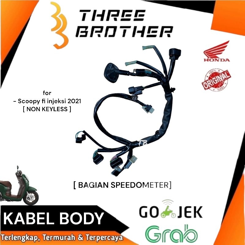 Kabel body bodi speedo speedometer scoopy prestige scoopy fi injeksi 2021 non keyless original part 