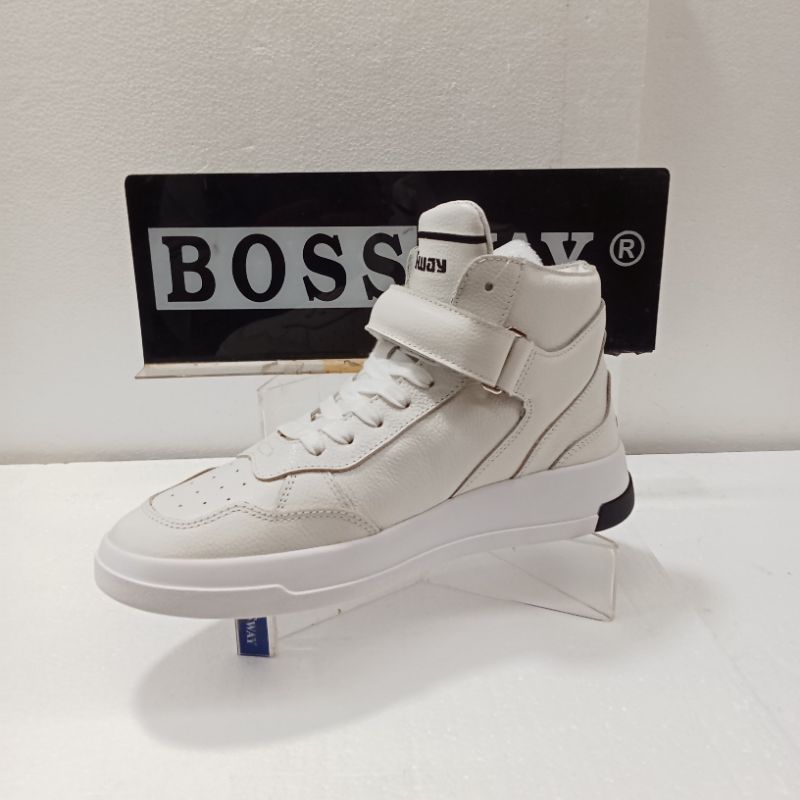 Sepatu sneaker Jordan kulit Brand BOSSway ORIGINAL