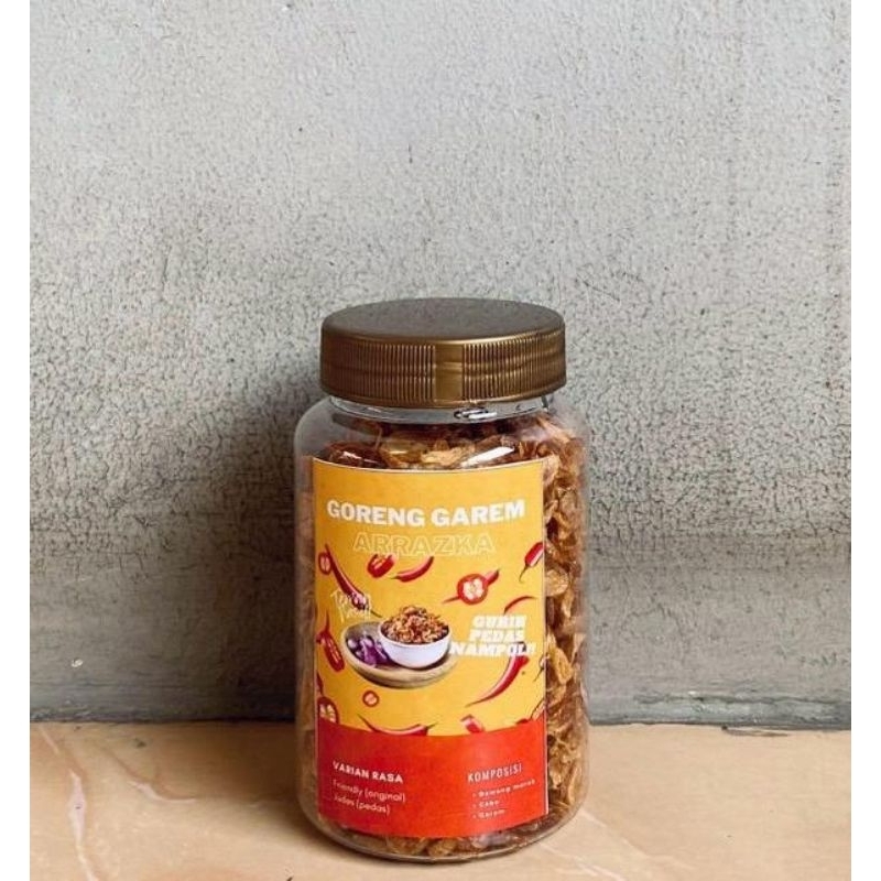 

Goreng garem pedas nampol bawang merah asli 100%