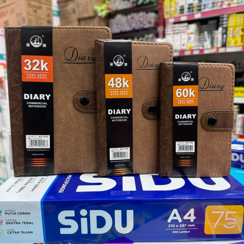 

Agenda kulit / buku agenda / notebook kulit / diary kulit kancing (1pcs)