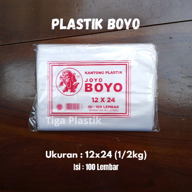 Plastik Boyo HDPE 12x24(1/2kg)