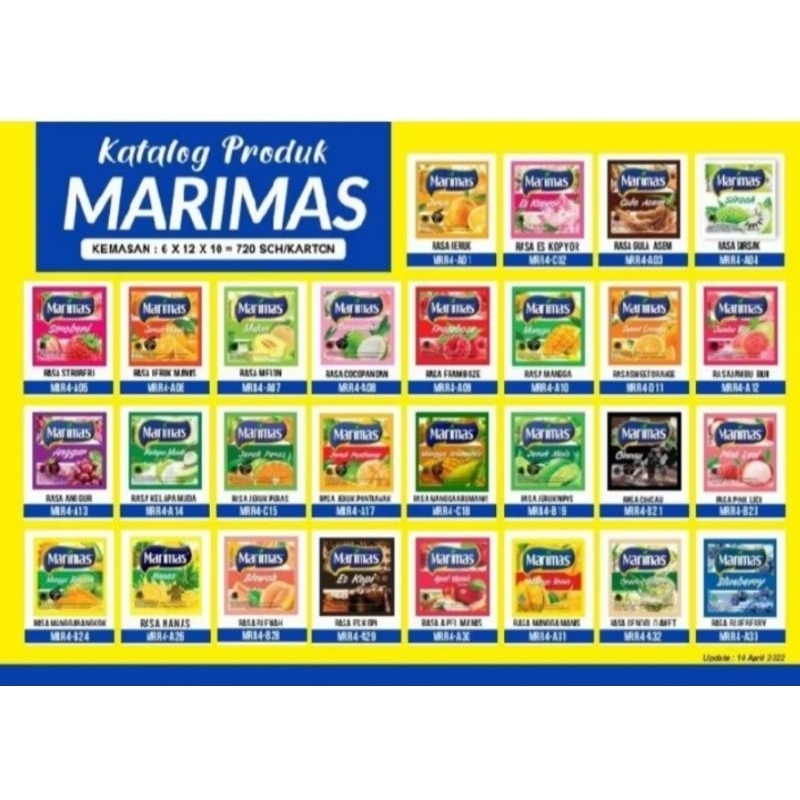 

Minuman Serbuk Marimas Aneka Rasa