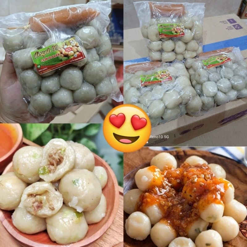 

Cilok Frozen Asisyah 99 isi gajih free sambal