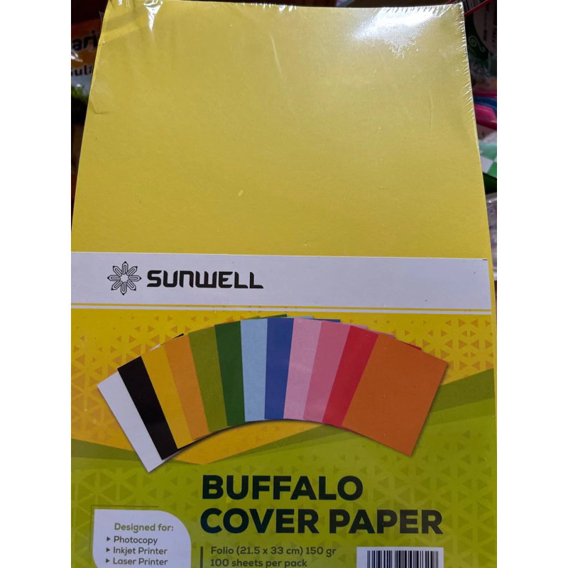 

kerats buffalo warna kuning uk 21,5x33cm isi 20 lembar
