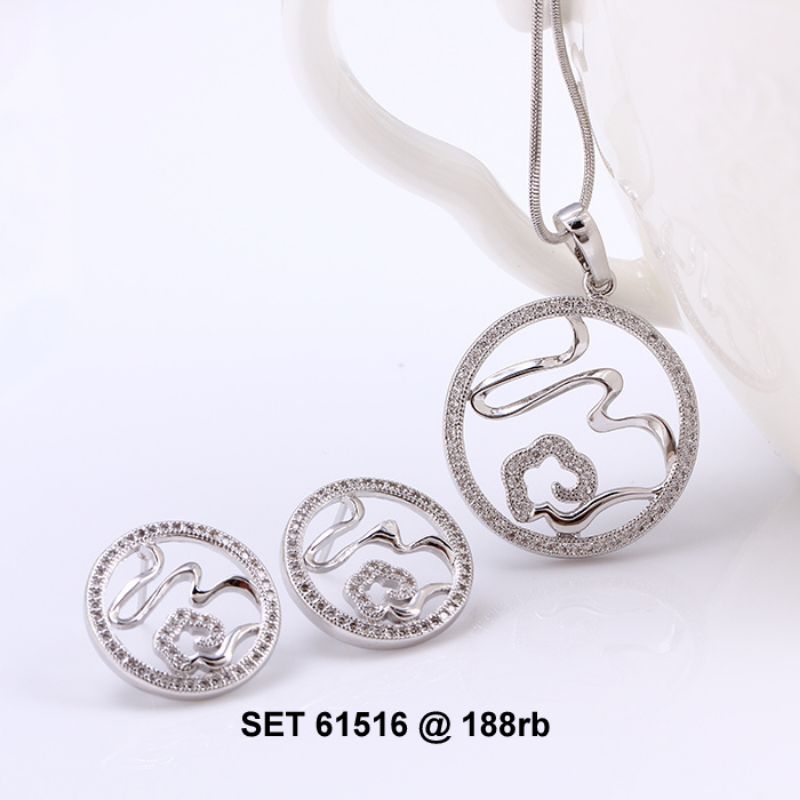 set perhiasan xuping 61516 putih