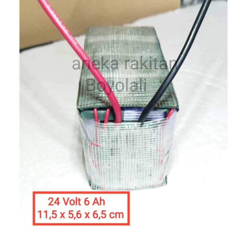 Baterai Pack 18650 24 v 6-10 Ah Batre 24 volt 6 -10Ah