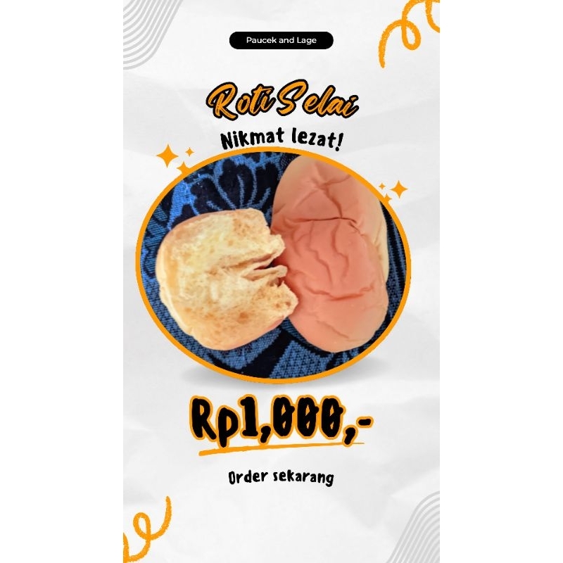 

ROTI SELAI Lezat Lembut