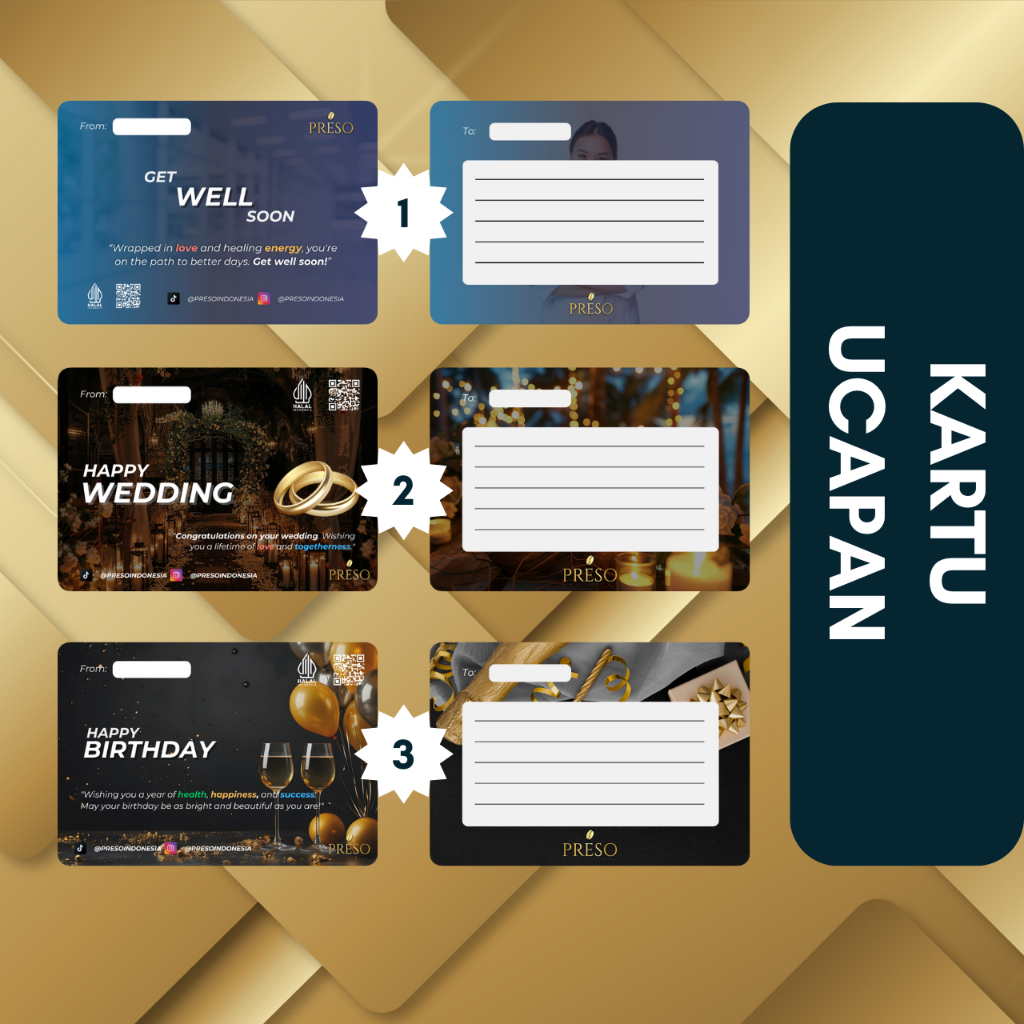

PRESO Kartu Ucapan - Greeting Card - Special Moment - Gift Card