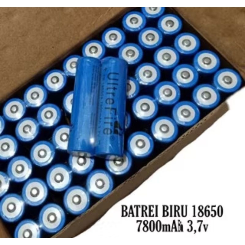 BATRAI SENTER ISI ULANG CAS 18650 3,7 V