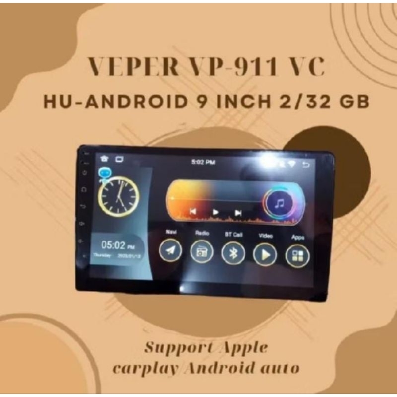 head unit android 9 inch veper vp-9911 VC