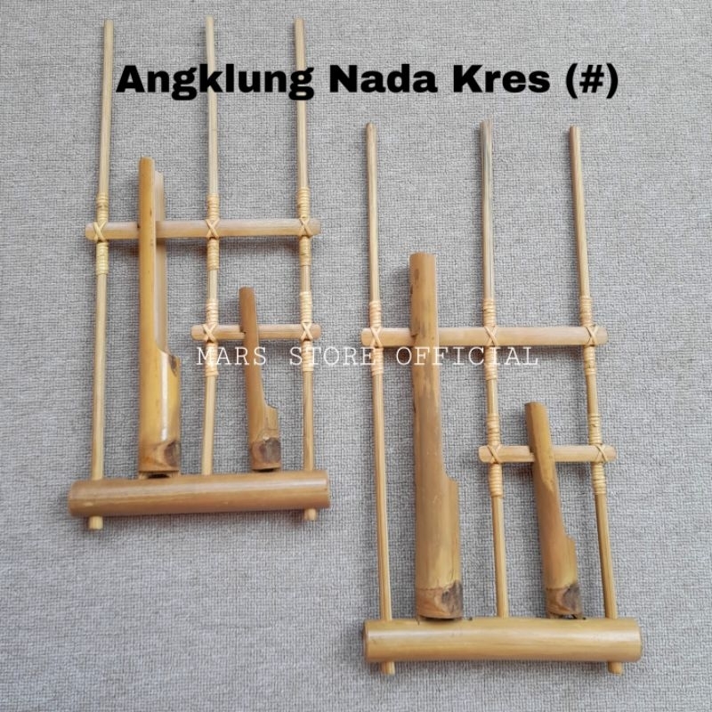 Angklung Nada kress (#) / Angklung Satuan nada Setengah