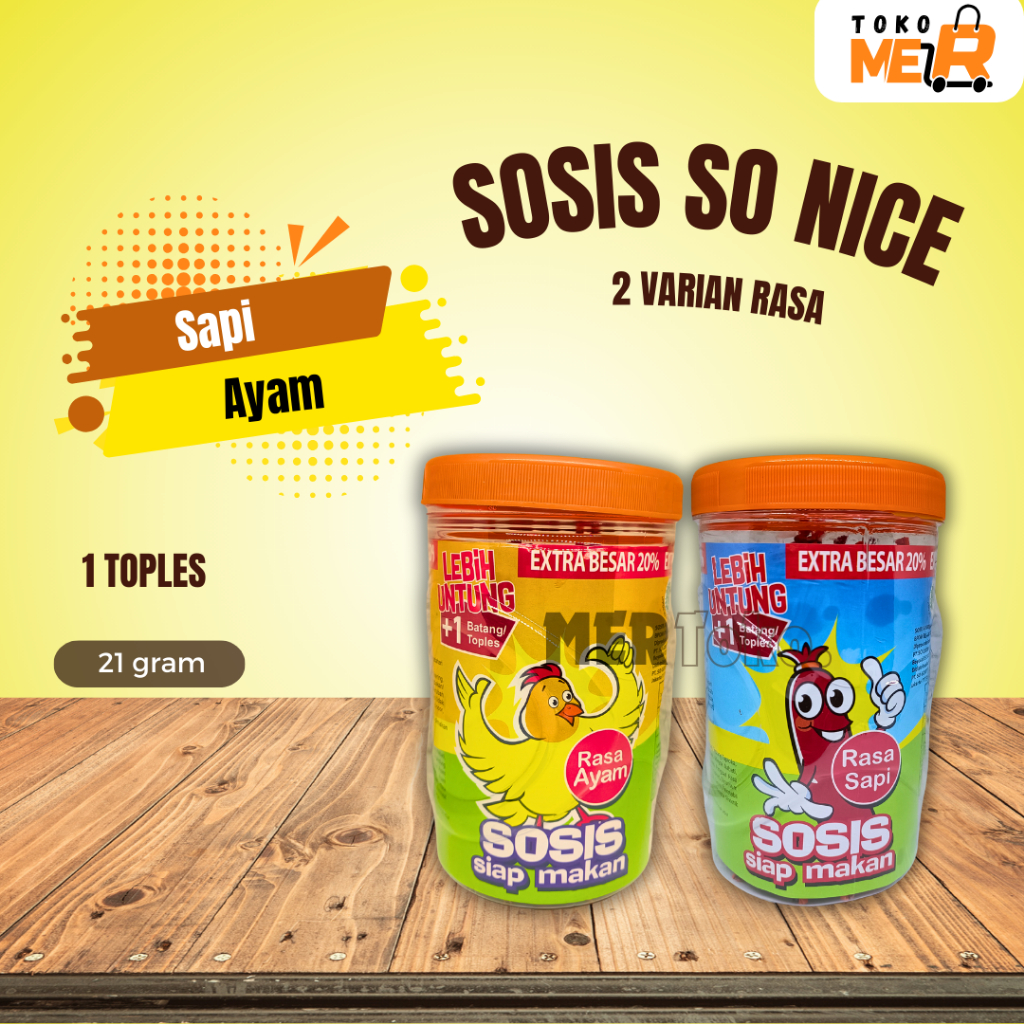 

Sosis So Nice Siap Makan (24+1 x 21 gr)