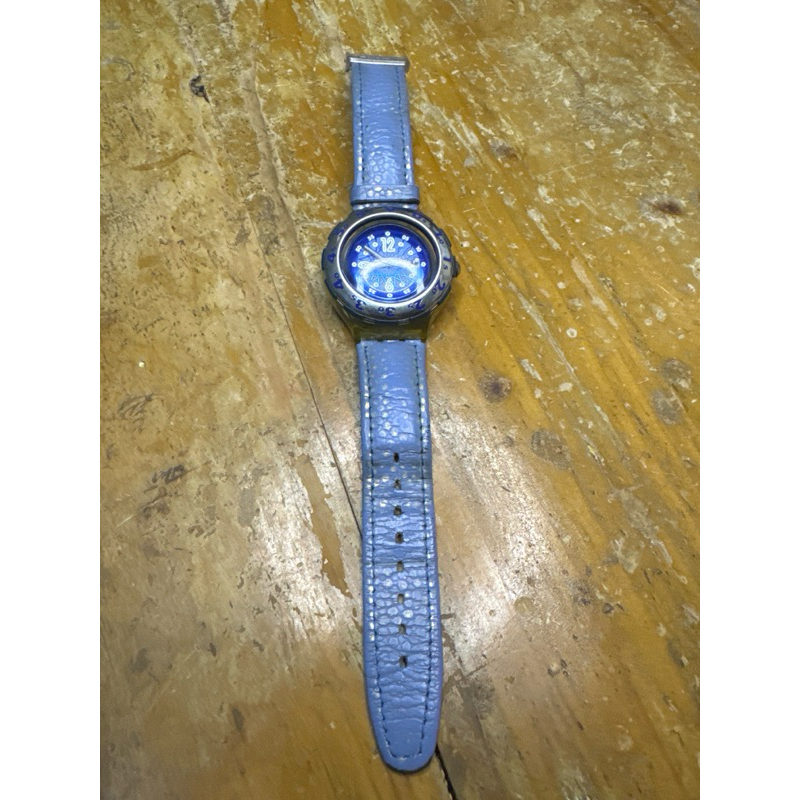 swatch scuba blue