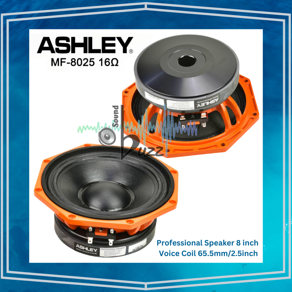 Speaker ASHLEY MF 8025 Professional Speaker 8 inch ASHLEY MF8025 ASHLEY 8025