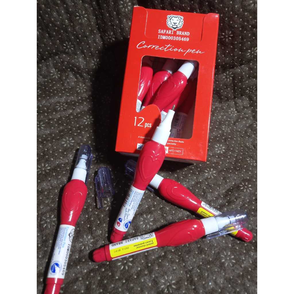 

Tipex saku / safari brand / Tipex Cair / Correction Fluid (Metal Tip)