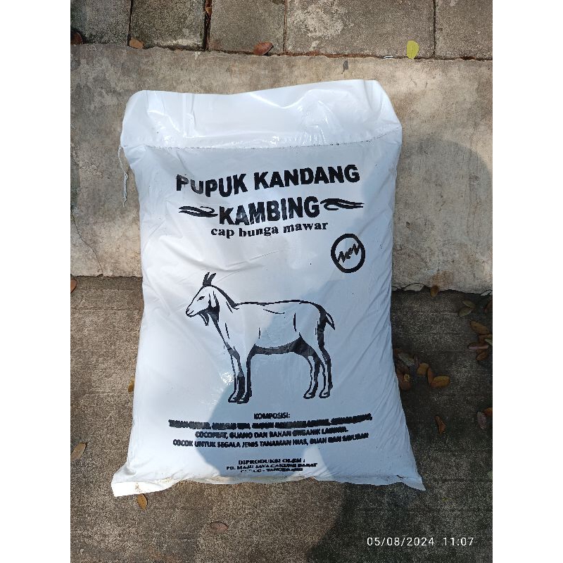 pupuk kandang kambing 10kg
