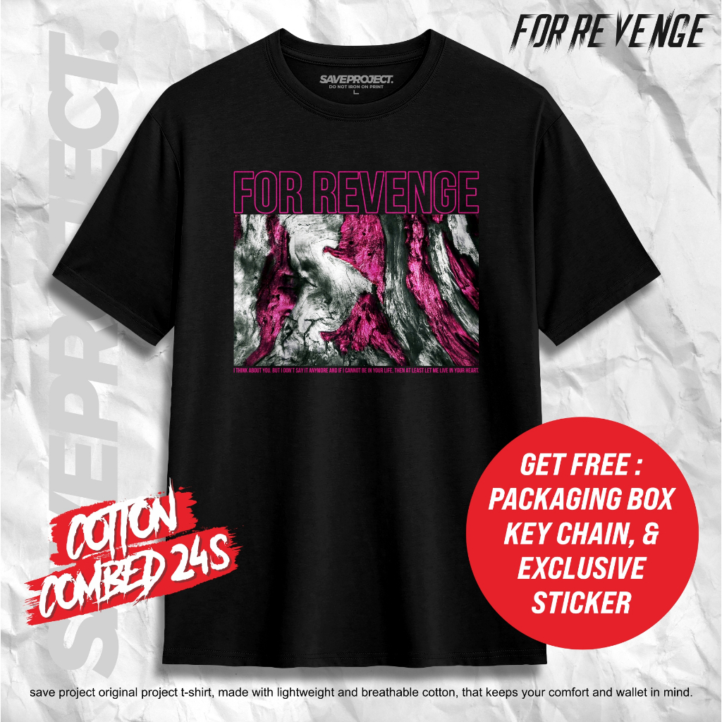 SAVE. Project | Kaos For Revenge "STATEMENT" | For Revenge Mechandise | Kaos Metal | T-Shirt Distro