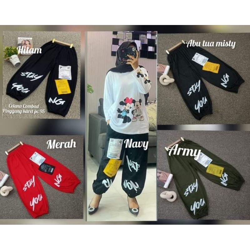 CELANA JOGER COMBAT // CELANA PRINT SABLON ORIGINAL JEVANNI