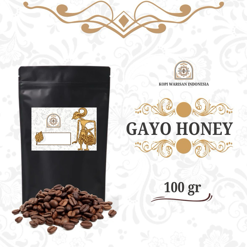 

Kopi Lokal Bubuk Arabica Gayo Honey 100gr