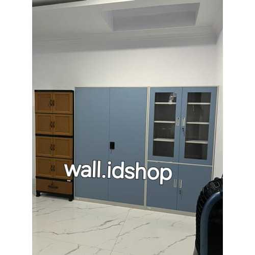 Krisbow Lemari Arsip Kantor Besi 2 Pintu - Biru