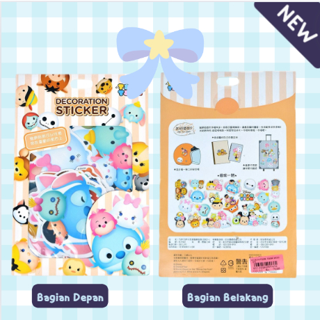 

Gisnep Disney Tsum Tsum Decoration Sticker/Stiker Dekorasi/Stiker Helm/Stiker Koper/Stiker Buku/Stiker Tablet Gisnep Tsum Tsum