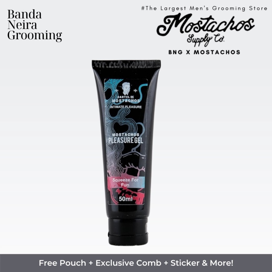 Mostachos Pleasure Gel / Pelumas Lubricant Pria & Wanita