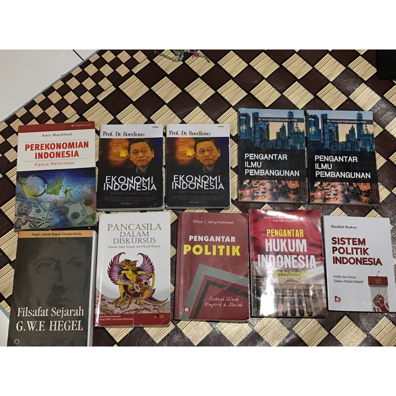 PRELOVED Buku Perekonomian Indonesia Pasca Reformasi Ekonomi Indonesia Boediono Pengantar Ilmu Pemba
