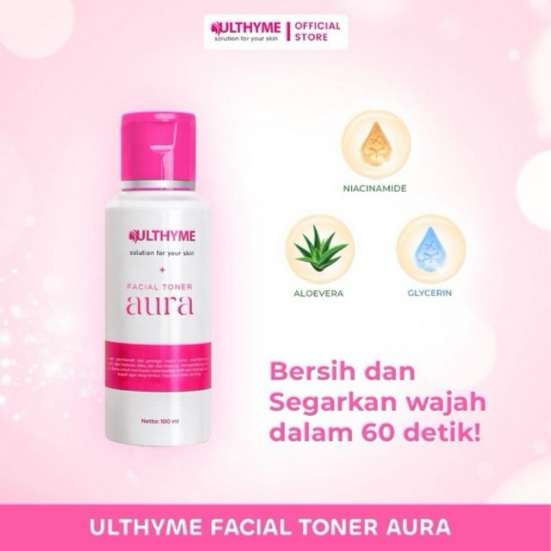 ULTYME SKINCARE TONER AURA / TONER AURA / TERMURAH / BPOM