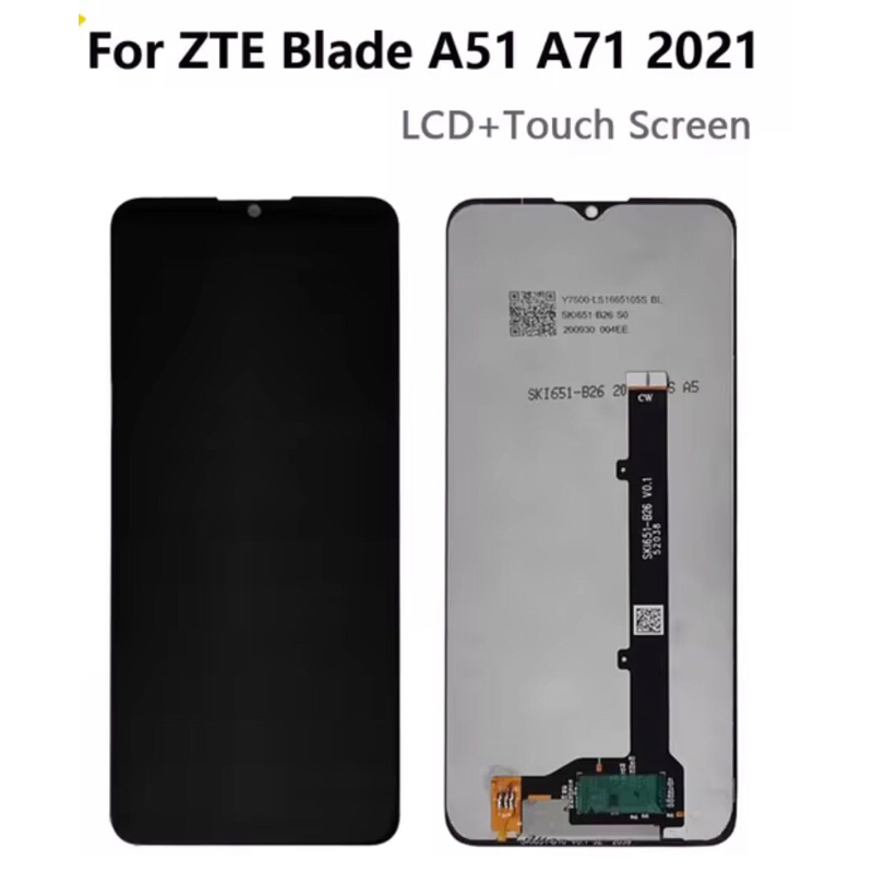 《BERGARANSI》Original LCD For ZTE Blade A51 A71 A7030 2021 LCD Display+Touch Screen  ZTE A51 A71 LCD