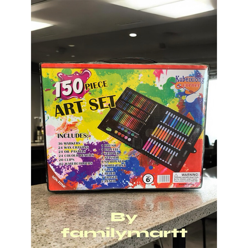 

CRAYON ART SET 150 pcs SUPER LENGKAP